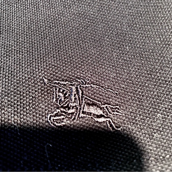 Burberry S cotton piqué gathered cap sleeve tshirt. - Picture 4 of 12